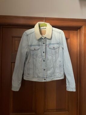 Sherpa denim jacket
